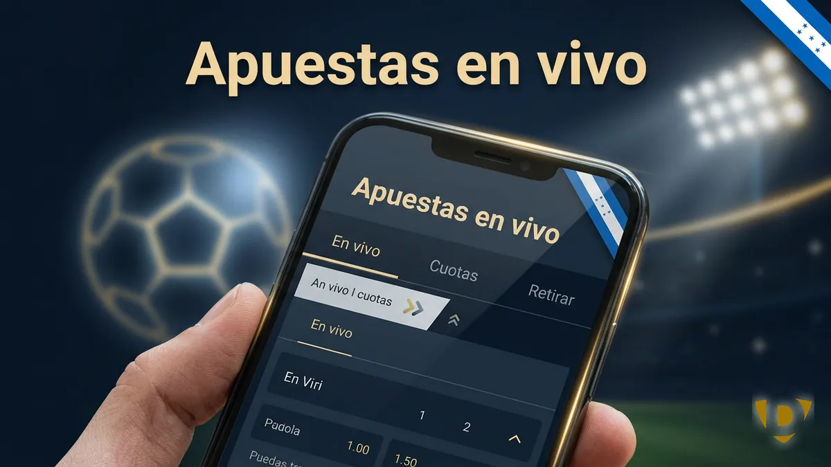 Pantalla de apuestas deportivas en vivo de Doradobet Honduras con cuotas dinámicas en español