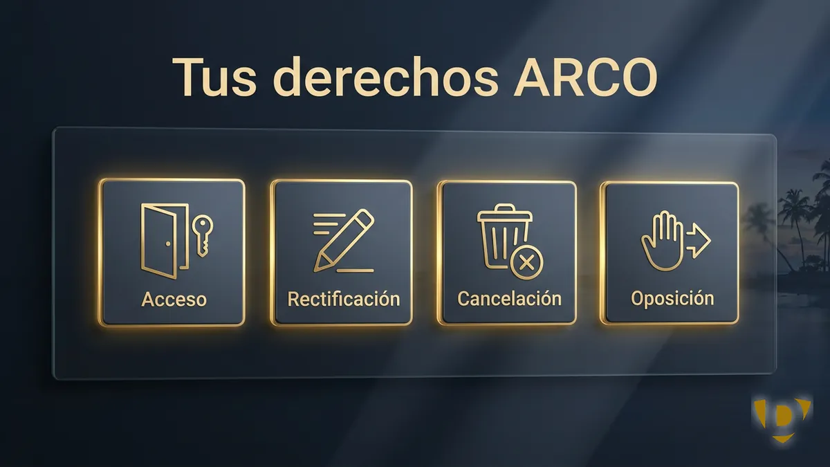 Los cuatro derechos ARCO sobre los datos personales en Doradobet Honduras: acceso, rectificación, cancelación y oposición
