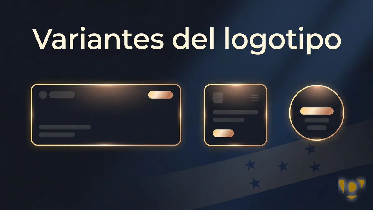 Comparación visual de las variantes del logo oficial de Doradobet: horizontal, cuadrada y de ícono